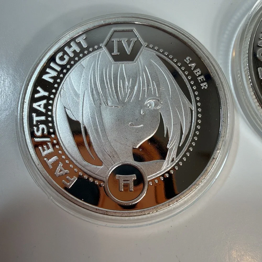 The Otaku Box Anime Challenge Coin Lot - Saber Fate & Asuna SAO Token